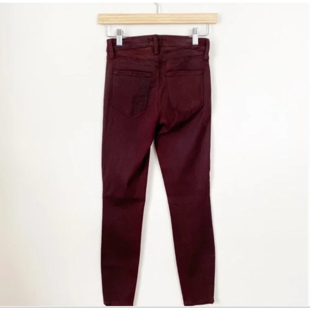 L’AGENCE Margot High Rise Glitter Coated Jeans 24 - Picture 4 of 9